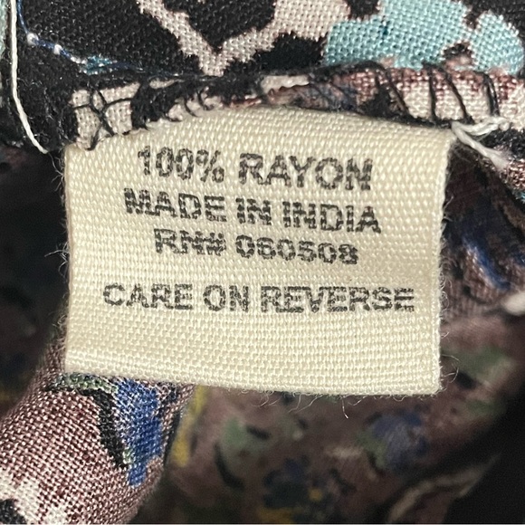 Sky and Sand Blue and Brown Drawstring Pants with pockets - Picture 5 of 6